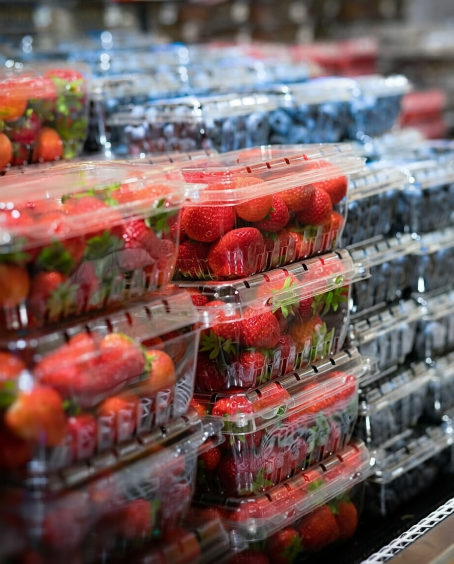 Crystal-transparent food packaging